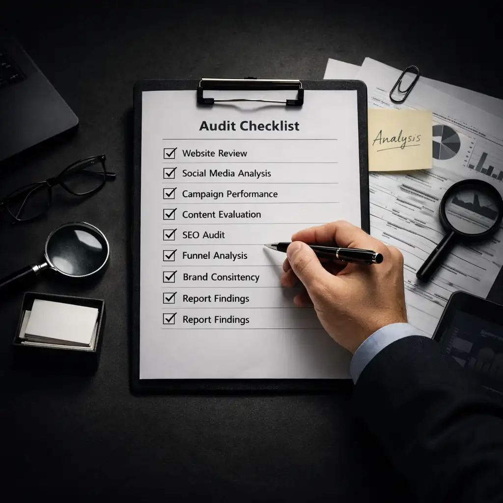 audit profesional digital – checklist control calitate
